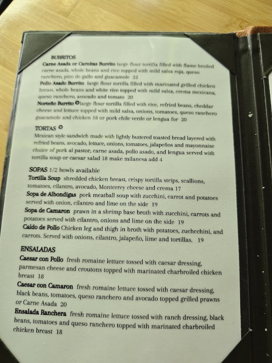 Fogón Cocina Mexicana Menu - Image 2